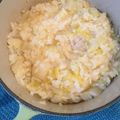 tikariri's cooksnap of when they made 胃に優しい♡とろける～白ネギと卵の雑炊.
