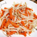 まりん＾＾'s cooksnap of when they made レンジ一つで簡単！もやしと人参のナムル.