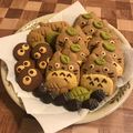 iwamei0831's cooksnap of when they made 柔かホロホロ可愛い❤トトロクッキー HM.