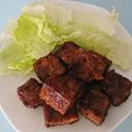 露天好き's cooksnap of when they made わさび醤油で♪サイコロステーキ.