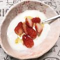 ♡кауо♡'s cooksnap of when they made イチゴはちみつヨーグルト。.