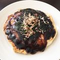 ♡кауо♡'s cooksnap of when they made ふわもちとろ～ん♡お餅とお麩のお好み焼き.