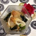 ぽぽきゅ's cooksnap of when they made 竹輪とわかめのおろし明太子あえ♪.