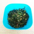 balipapa's cooksnap of when they made ★ご飯がススム＊大根葉のゴマ油炒め＊♪.