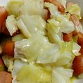 りゅう坊ちゃん's cooksnap of when they made キャベツとソーセージのフライパン蒸し焼き.