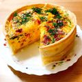 もちもちこちきん's cooksnap of when they made スモークサーモン＆ディルのキッシュ.