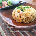 inyako's cooksnap of when they made ランチに！梅干しとちりめんのチャーハン.