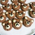 ざざぜじご's cooksnap of when they made 可愛い♪リラックマ風チョコサンドクッキー.