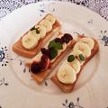 ♡sayulily♡'s cooksnap of when they made ピーナツバターとバナナのオープンサンド.