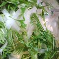 めいちぁん's cooksnap of when they made 水菜と千切り大根のシャキシャキサラダ.