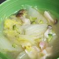 tiko1979's cooksnap of when they made 白菜とベーコンのコンソメスープ.