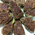 ゆせりた18's cooksnap of when they made ＊小豆スープの小豆消費＊ピーマンの肉詰め.