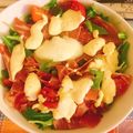 LalaNY's cooksnap of when they made アスパラとブロッコリーの温卵チーズサラダ.
