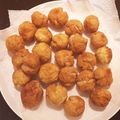 お弁当JD's cooksnap of when they made ころころ可愛い♥サーターアンダギー.
