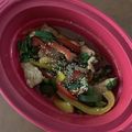 クック2JWD2O☆'s cooksnap of when they made ﾚﾝｼﾞで★くるくる豚ピーマンは大人の味.