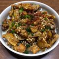 MRペッパー's cooksnap of when they made 砂肝と鶏皮のピリ辛炒め.