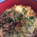 ありあ～の's cooksnap of when they made 甘辛お肉が美味！とろーり温玉肉うどん.
