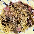 にこ。's cooksnap of when they made 高菜とちりめんジャコのパスタ.