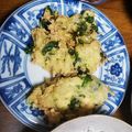 bomnyanko's cooksnap of when they made お豆腐☆三つ葉☆しらすの落とし揚げ♪.