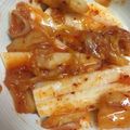 ＊にょにょん＊'s cooksnap of when they made 長いものキムチ漬け♪簡単♪おつまみにも◎.