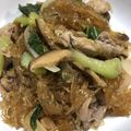 クックFM65SR☆'s cooksnap of when they made 給食のレシピ 春雨とチンゲン菜の炒め物.