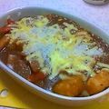つつくみ's cooksnap of when they made 残ったカレーで！なんちゃってカレードリア.