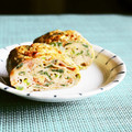 kebeibiko's cooksnap of when they made 春菊と胡桃の厚焼き卵.