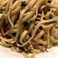 ame-ikuru's cooksnap of when they made ヘルシーパスタ☆アサリ缶でペペロンチーノ.