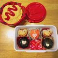 mipoみぽ's cooksnap of when they made キャラ弁バレンタイン！チョコBOX弁当.