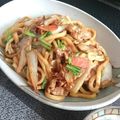 あず7225's cooksnap of when they made ランチにも♪簡単！金山寺味噌の焼きうどん.