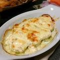 あず7225's cooksnap of when they made 豆腐とねぎの酒粕グラタン.