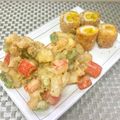 はらぺこしろうさぎ's cooksnap of when they made サクサク♪アスパラの彩り かき揚げ.