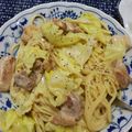 まみむめ～も's cooksnap of when they made 簡単！鶏肉とキャベツの濃厚クリームパスタ.