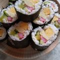 matiyo's cooksnap of when they made シンプル巻き寿司☆関西風甘め恵方巻き☆.