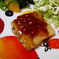づぃんこ's cooksnap of when they made 油揚げで！揚げないメンチカツ.