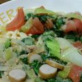 クックYKLSJF☆'s cooksnap of when they made チンゲンサイとツナのパスタ中華風.