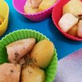 えりｺﾛン's cooksnap of when they made 鶏ささみとじゃがいものバターポン酢炒め.