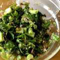 aya_sas's cooksnap of when they made めんつゆとごま油で簡単☆大根の葉っぱ.