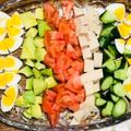 クック7AL3NC☆'s cooksnap of when they made 彩り綺麗に♡大満足のおもてなしコブサラダ.