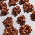 sarari's cooksnap of when they made ふわもちっ♡フロランタン風チョコクランチ.