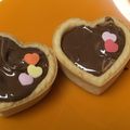 yummy?'s cooksnap of when they made 子供と作る♪簡単♡ハートのチョコタルト♡.