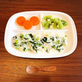 ちゃぴ♥'s cooksnap of when they made 離乳食 後期後半 〜鶏ささみと小松菜〜.