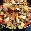クック4H7JZW☆'s cooksnap of when they made 厚揚げと豚と白菜時短甘辛炒め.