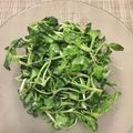 ゆのゆっこ's cooksnap of when they made つまみ菜の白ゴマ味噌ドレサラダ.
