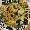Kazu2323's cooksnap of when they made 牡蠣とルッコラのスパゲッティ.