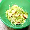 昇父さん's cooksnap of when they made .キャベツとりんごのさっぱりサラダ:).