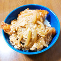 ﾁｲﾁｬﾝﾏﾏ's cooksnap of when they made 簡単で美味しい♪魚フライの卵とじ丼.