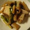 happyakubi's cooksnap of when they made 葉にんにくとレンコンの醤油炒め.