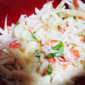 マリリンモグロー's cooksnap of when they made 大根とセロリのお酢マヨサラダ.