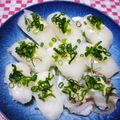 みなみ7's cooksnap of when they made ネギとしょうがで風味増し♡イカにぎり寿司.